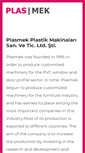 Mobile Screenshot of plasmek.com.tr